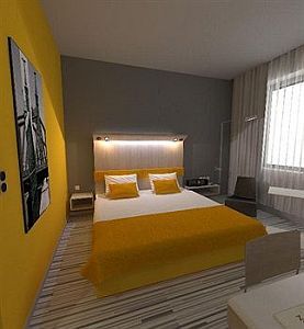Beschikbare tweepersoonskamer in het Hotel park Inn Budapest op de Szekszardi weg voor actieprijzen