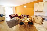 Appartementen in het Comfort Apartman Budapest met keuken, badkamer en grote woonkamer in het hart van Boedapest, Hongarije