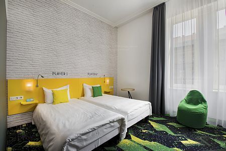 Ibis Styles Budapest Center- lastminute hotelkamer voor actieprijzen vlakbij het Balaha Lujza plein (ter) in het hart van Boedapest, Hongarije